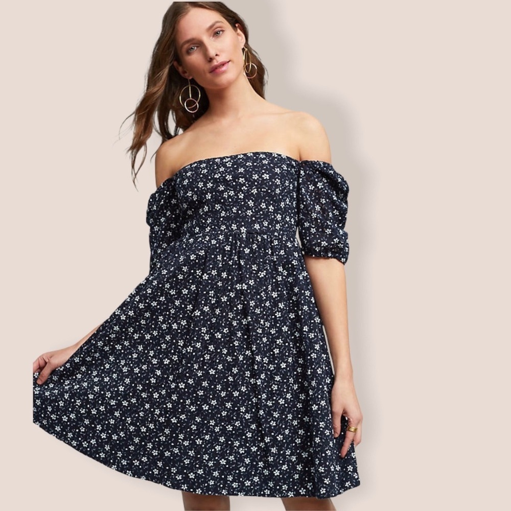 NWOT Anthro Maeve Lillian Eyelet Dress Size 6